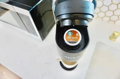 a mixer on a counter next to a microwave at San Diegos Best Zoo, SeaWorld and Downtown Nearby in San Diego