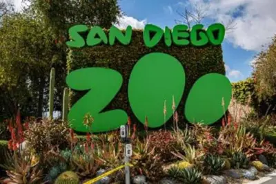 a sign that says san diego zoo at San Diegos Best Zoo, SeaWorld and Downtown Nearby in San Diego