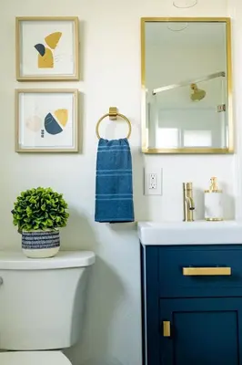 a bathroom with a sink and a mirror and a toilet at Chic Studio Suite Serene Backyard in Heart of SD in San Diego