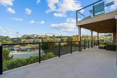 a view from the balcony of a house at Dana Point Luxe in Dana Point
