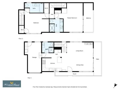 a house with a viewfloor plan at 2314 W Oceanfront A & B in Newport Beach