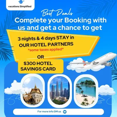 a flyer for a booking clinic with a plane in the sky at Hyatt The Welk 2BD in Escondido