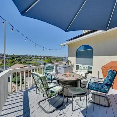 San Marcos Getaway with Deck and Lake Views!