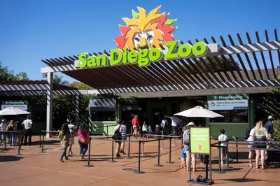 people walking in front of a sant disney zoo sign at Catch n' Relax on Nimitz- Minutes from the Harbor in San Diego