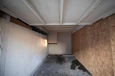 an empty room in a building with a ceiling at King Suite - Steps to Beach & Close to Pier in Oceanside