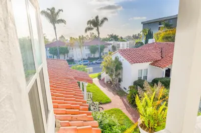 a view from the balcony of a house at 2BR Retreat Near Balboa Park in San Diego