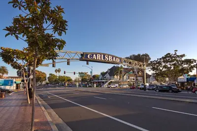 a street sign for canadian street on a city street at 3690 Carlsbad Boulevard - Unit A in Carlsbad