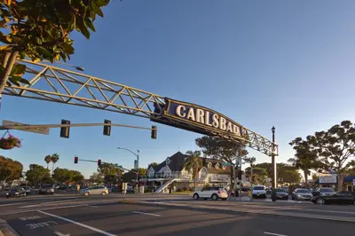 a street sign for a street in a city at 180 Walnut Upper in Carlsbad