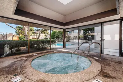 a hot tub in the middle of a building at Coastal Heights - DMBC857C in Solana Beach