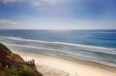 an aerial view of a beach with the ocean at Coastal Heights - DMBC857C in Solana Beach