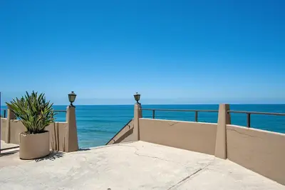 a view of the ocean from the beach at Solana Beach Escape, Beach Access, AC, Pools, Spa, Tennis Courts & Clubhouse Views in Solana Beach