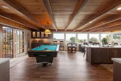 a room with a pool table in a house at Luxury View Home Perfect for SD Getaway Sleeps 12 in La Mesa