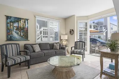 a living room with a couch and chairs and a table at 3Br Oceanview W Prime Peninsula Location Near Beach By Beachview Rentals in Newport Beach