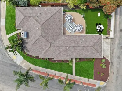 an overhead view of a roof of a house at Stunning La Jolla Hideaway Close to Everything in San Diego