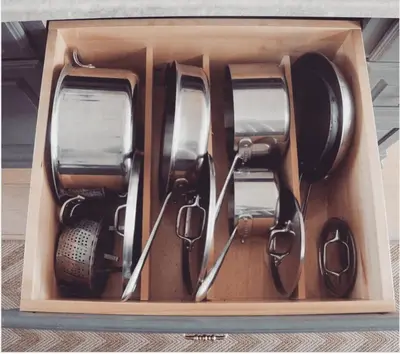 a wooden box with four different types of utensils at Entire Private Home with 4 Bedrooms 3 Bathrooms, King Bed, Gated Yard, Parking, Ranch, Available Now in San Diego