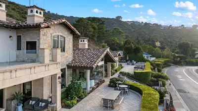 a house with a view of a street at Elegant La Jolla Villa - Ocean Views & Pool in San Diego