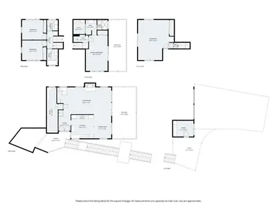 a floor plan of a house at Coastal Duo Steps to Wedding Venues Beach Ole Hanson Casino in San Clemente