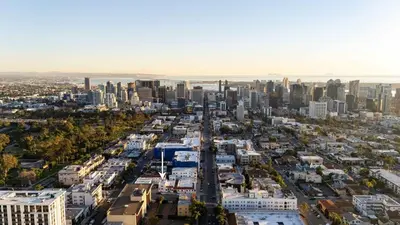 an aerial view of the city of san francisco at Walk to Balboa and Zoo Central Renovated Villa in San Diego
