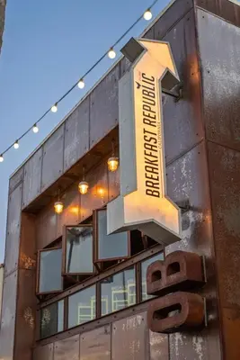 a building with a sign that reads welcome to memphis at Nomad Surf Lounge by Coastline Vacation Rentals in San Diego