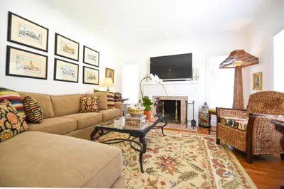 a living room with a couch and a table at 4 Bdr 2 Bth in heart of Hilcrest 10 minutes from balboa park in San Diego