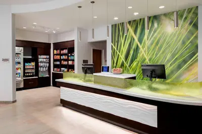 a store with a cashier counter with at SpringHill Suites by Marriott San Diego Mission Valley in San Diego