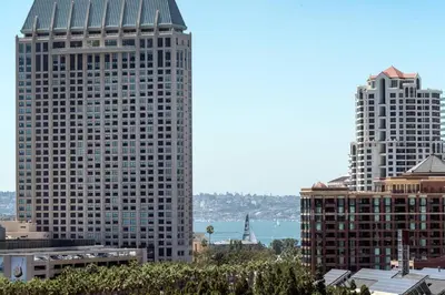 a group of tall buildings in a city at Residence Inn by Marriott San Diego Downtown/Gaslamp Quarter in San Diego