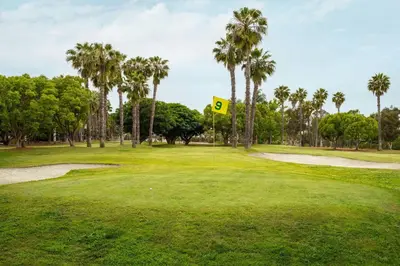 a view of the eighth green at the golf course at Four Points by Sheraton San Diego in San Diego