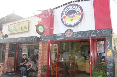 a restaurant with people sitting outside of it at 1106 Park Avenue in Newport Beach