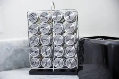 a box of silver muffins sitting on a counter at Spacious 500 sqft Studio with Balboa Park View in San Diego